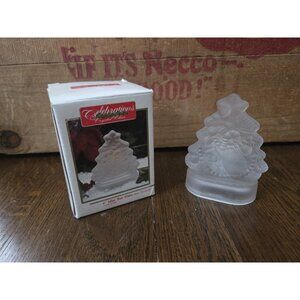 VTG Celebrations Crystal Clear 4" Mini Christmas Tree Votive